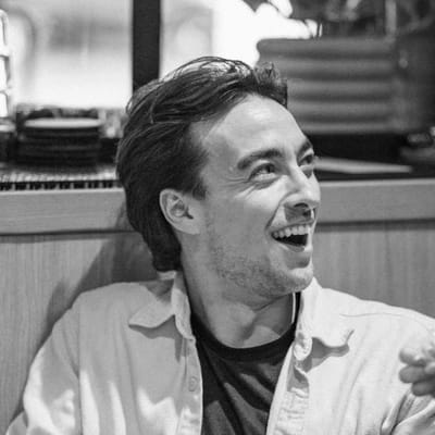 Patrick Bollenbach, laughing
